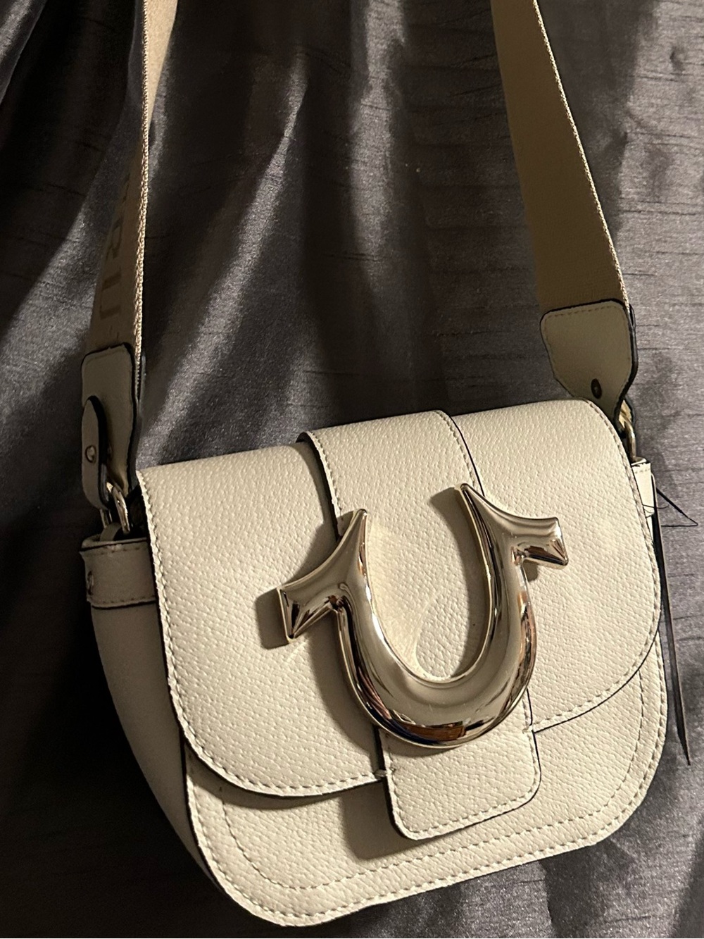 NWT True Religion White Crossbody